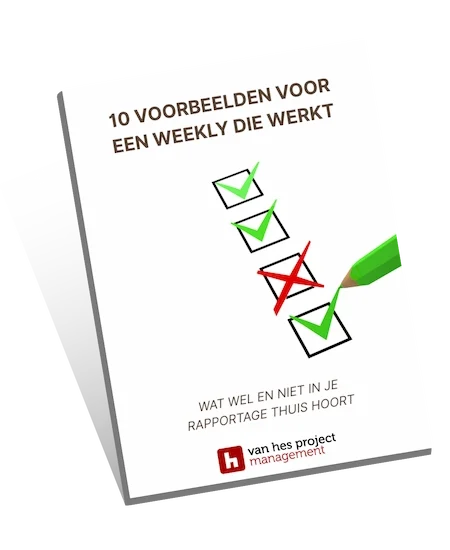 tien praktijkvoorbeelden voor een weekly die werkt