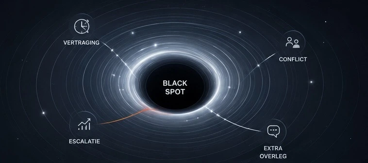 Black spot en de event horizon